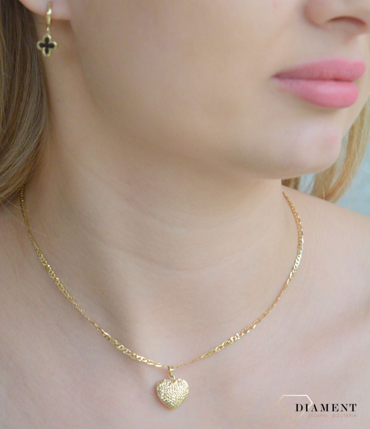 Złota zawieszka damska 375 grawerowane Serce ZA 5506 375.jpg